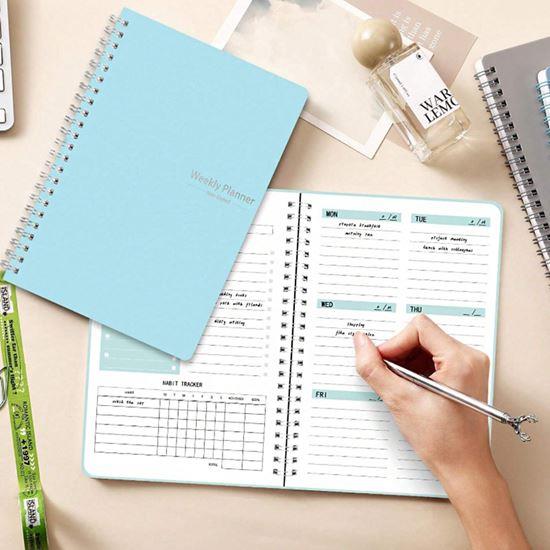 Kép valamiből Dátum nélküli határidőnapló  -  kék