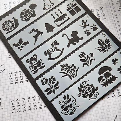 Kép valamiből 27 darabos festősablon készlet