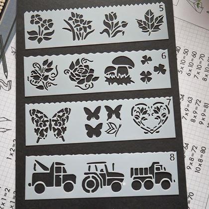 Kép valamiből 27 darabos festősablon készlet