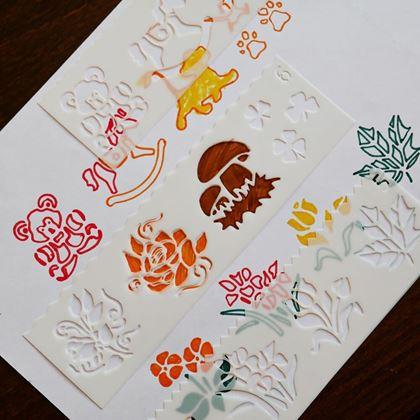 Kép valamiből 27 darabos festősablon készlet