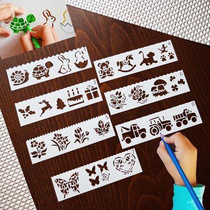 Kép 27 darabos festősablon készlet