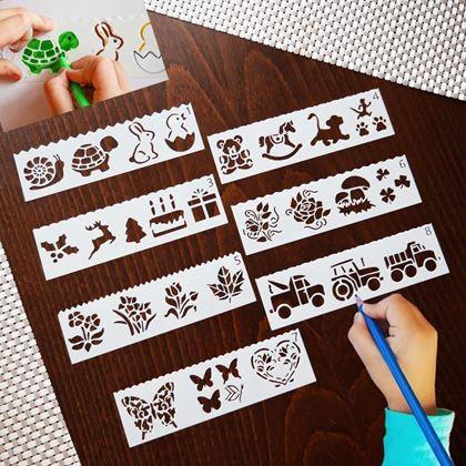 Kép valamiből 27 darabos festősablon készlet