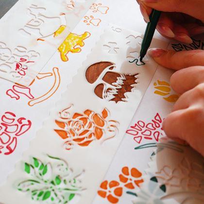 Kép valamiből 27 darabos festősablon készlet