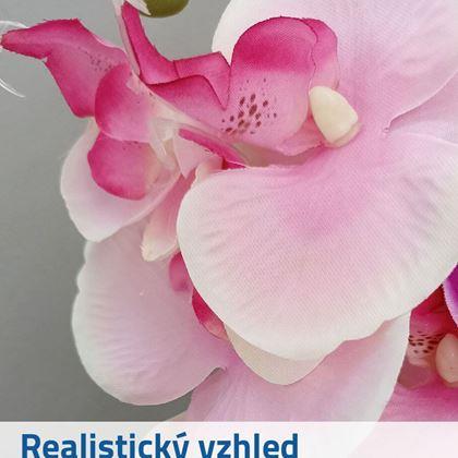 Kép valamiből Műorchidea virágok - világos lila