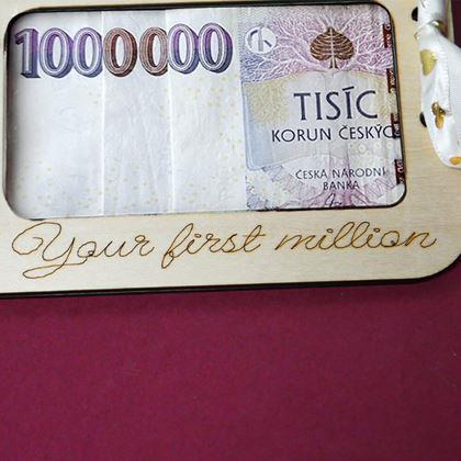 Kép valamiből Esküvői ajándék - fa pénztartó doboz