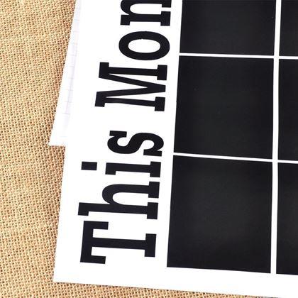 Kép valamiből Öntapadós fali fólia – havi tervező