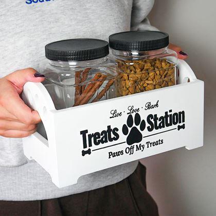 Kép valamiből Kutyacsemege tartály 2 edénnyel