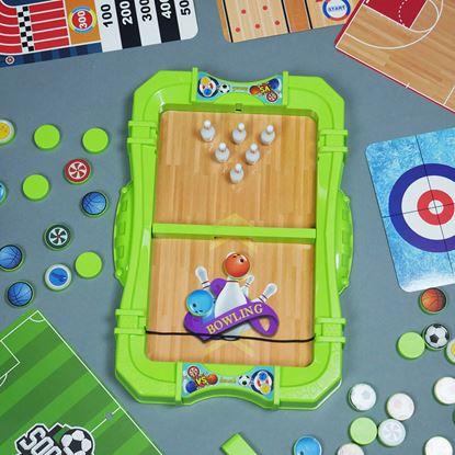 Kép 6 az 1-ben sport asztali játék készlet – foci, kosárlabda, curling, versenyek, teke, bowling