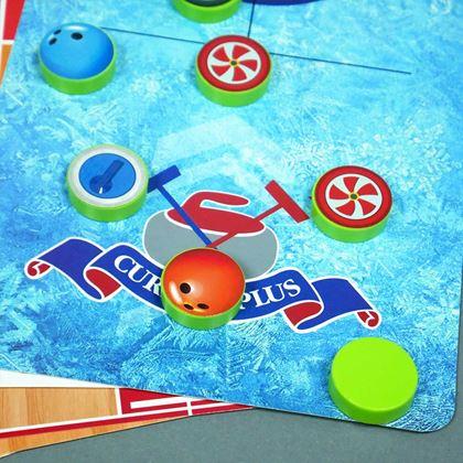 Kép valamiből 6 az 1-ben sport asztali játék készlet – foci, kosárlabda, curling, versenyek, teke, bowling