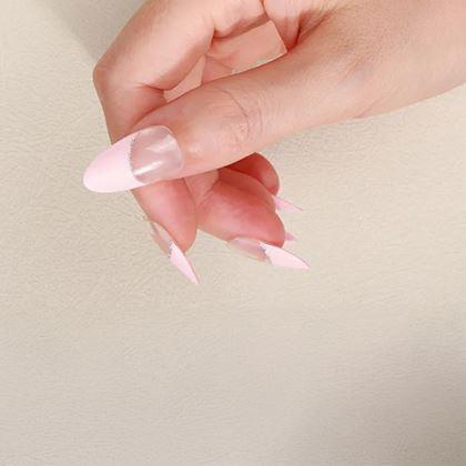 Kép valamiből Elegáns körömmatricák - francia manikűr - rózsaszín