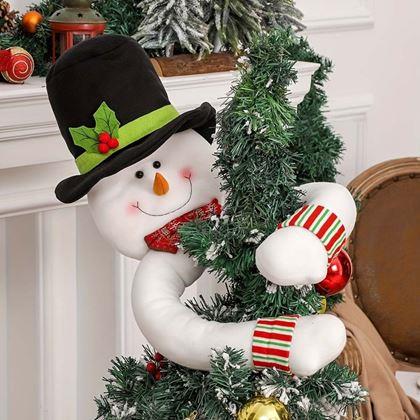 Kép valamiből Hóember karácsonyfadísz