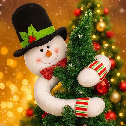 Kép valamiből Hóember karácsonyfadísz