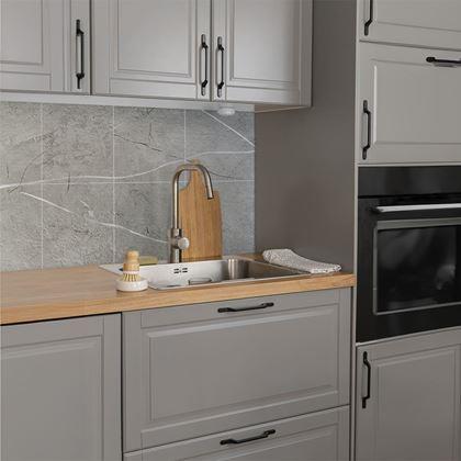 Kép valamiből Öntapadó csempe 30x30 cm  -  világosszürke márvány