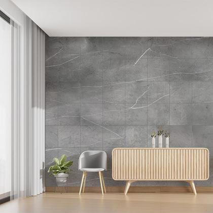 Kép valamiből Öntapadó csempe 30x30 cm  -  világosszürke márvány