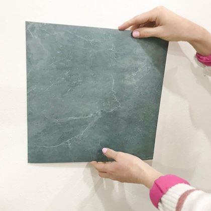 Kép valamiből Öntapadó csempe 30x30 cm  -  kék szürke márvány