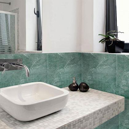 Kép valamiből Öntapadó csempe 30x30 cm  -  kék szürke márvány