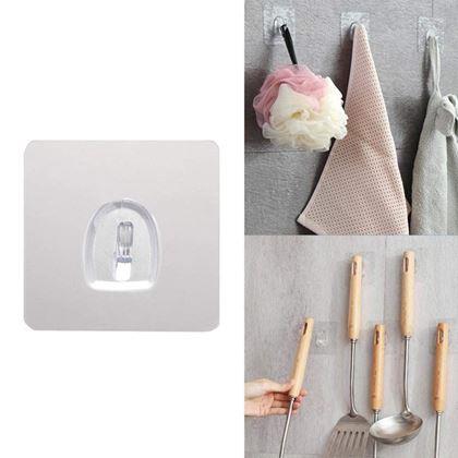 Kép valamiből 10 db öntapadós akasztó fúrás nélkül