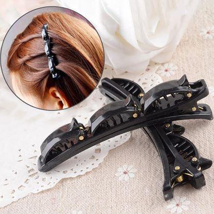 Kép valamiből Hajcsat kis klipszekkel  -  fekete