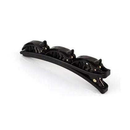 Kép valamiből Hajcsat kis klipszekkel  -  fekete