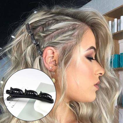 Kép valamiből Hajcsat kis klipszekkel  -  fekete