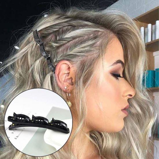 Kép valamiből Hajcsat kis klipszekkel  -  fekete