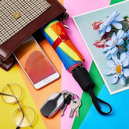 Kép valamiből Összecsukható szivárvány esernyő