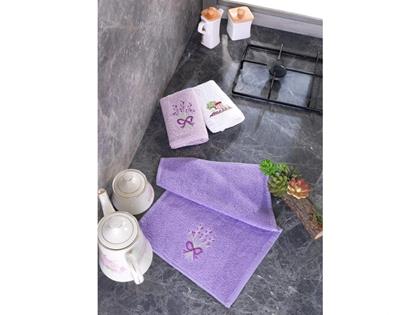 Kép valamiből Frottír törölköző ajándékszett 3 db - levendula