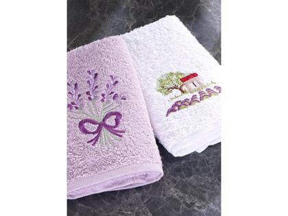 Kép valamiből Frottír törölköző ajándékszett 3 db - levendula