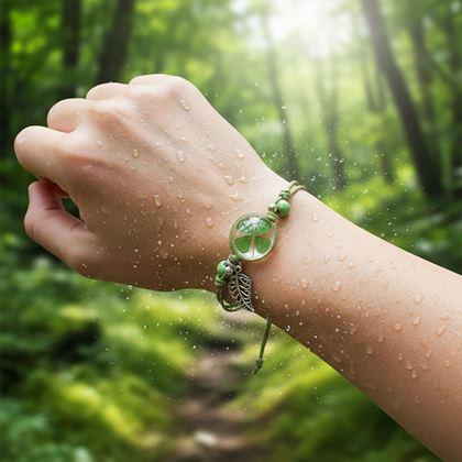 Kép valamiből Karkötő - négylevelű lóhere