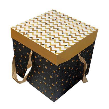 Kép valamiből Ajándékdoboz 22 cm  -  csillagok
