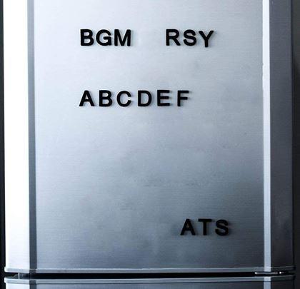 Kép valamiből Mágneses betűk hűtőszekrényre