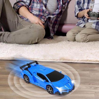 Kép valamiből RC Sport autó távirányítóval, átalakítható kivitelben - kék