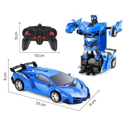 Kép valamiből RC Sport autó távirányítóval, átalakítható kivitelben - kék