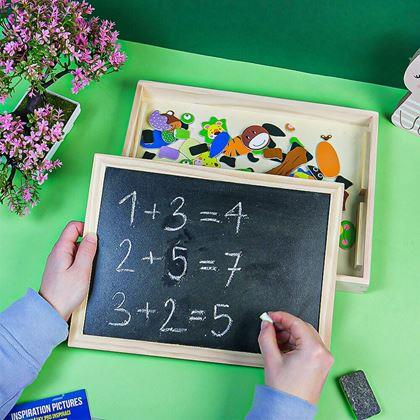 Kép valamiből Fa mágneses tábla - állatok