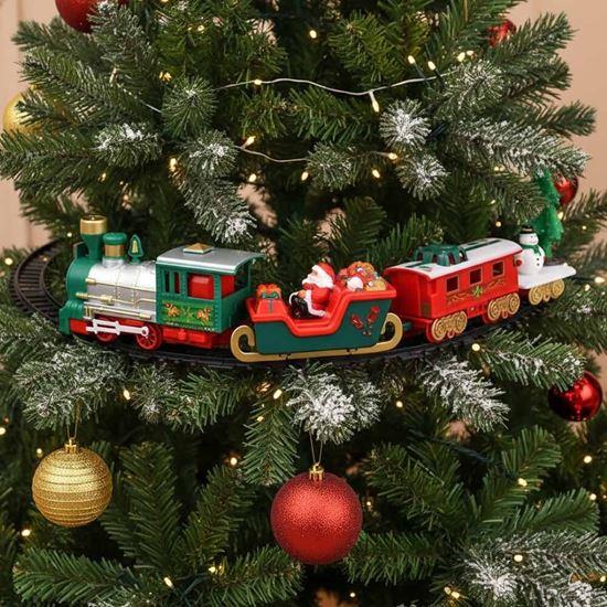 Kép valamiből Karácsonyi vonatsín karácsonyfára