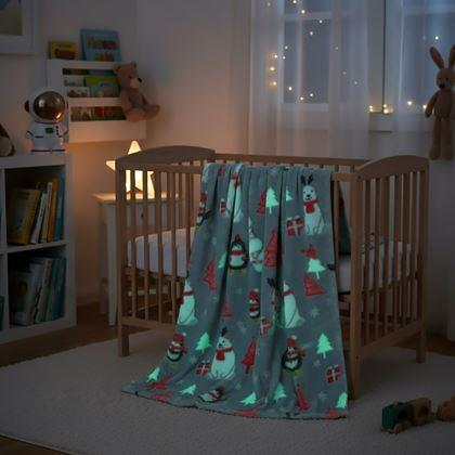 Kép valamiből Karácsonyi világító takaró