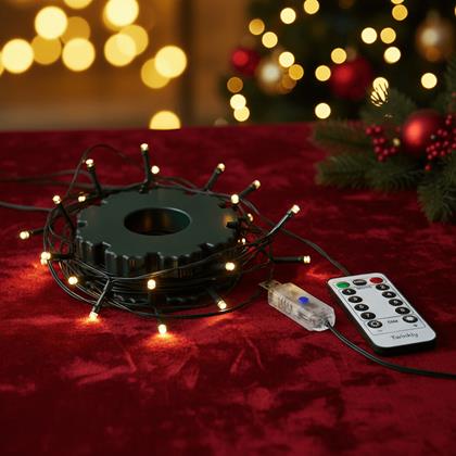 Kép valamiből Karácsonyi világítás a karácsonyfára