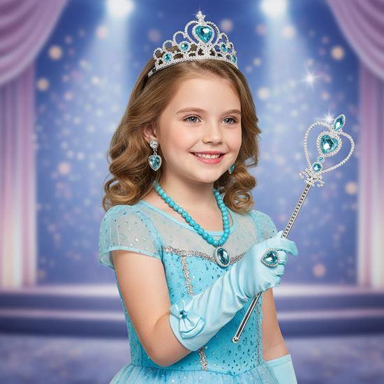 Kép valamiből Hercegnő kiegészítő szett 6 db  -  kék