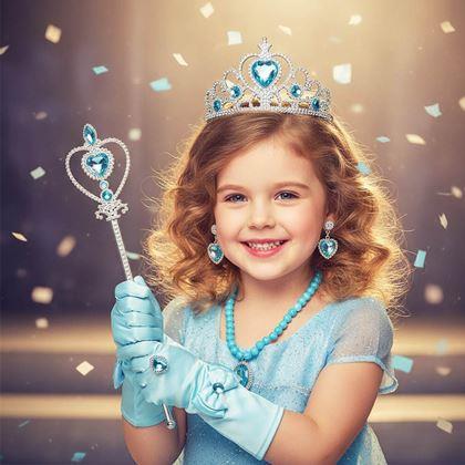 Kép valamiből Hercegnő kiegészítő szett 6 db  -  kék