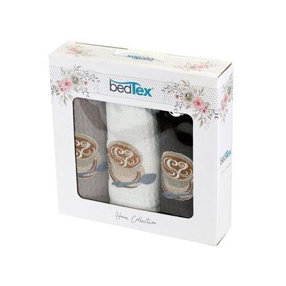 Kép Ajándékcsomag waffle törlőkendő 3 db - kávé