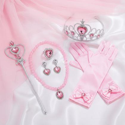 Kép valamiből Hercegnő kiegészítő szett 6 db  -  rózsaszín