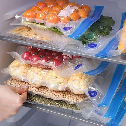 Kép valamiből Élelmiszer vákuumozó szett – pumpa + 10 tasak