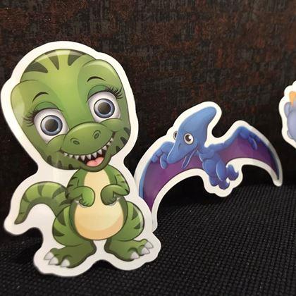 Kép valamiből Dínós matricák