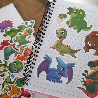 Kép valamiből Dínós matricák