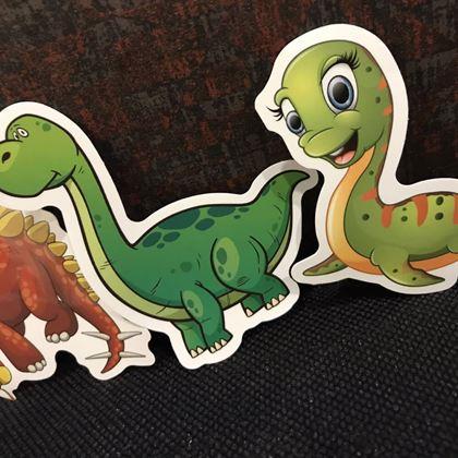 Kép valamiből Dínós matricák