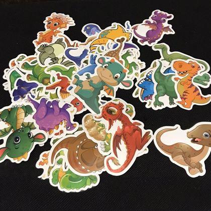 Kép valamiből Dínós matricák