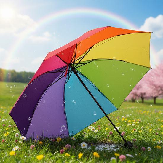 Kép valamiből Összecsukható szivárvány esernyő