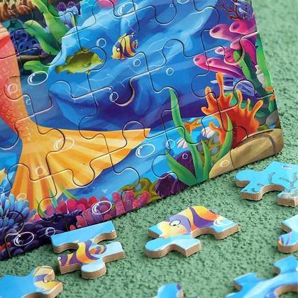 Kép valamiből Gyermek puzzle dobozban  -  sellő
