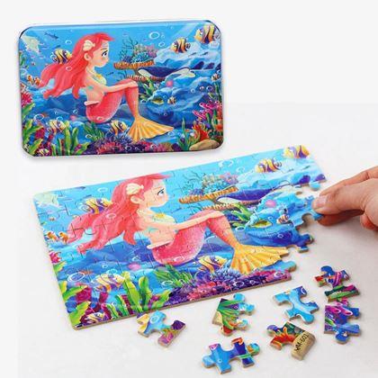 Kép valamiből Gyermek puzzle dobozban  -  sellő
