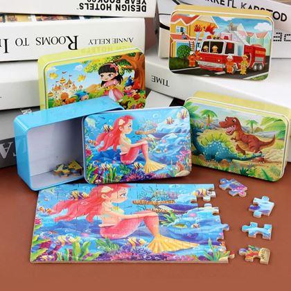 Kép valamiből Gyermek puzzle dobozban  -  sellő